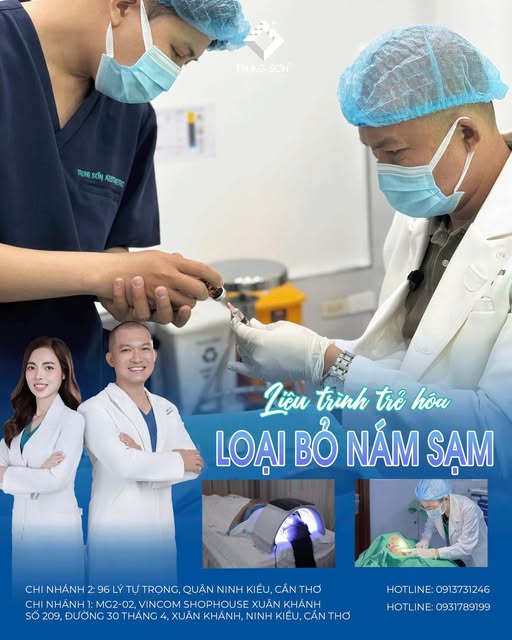 LIỆU TRÌNH TRẺ HOÁ – LOẠI BỎ NÁM SẠM: GIẢI PHÁP CHĂM SÓC DA LIỄU CHUẨN Y KHOA TẠI TRUNG SƠN