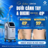 Chương trình triệt lông Cần Thơ tại Trung Sơn với ưu đãi triệt lông nách 49K/buổi và bikini 99K/buổi, hỗ trợ chăm sóc làn da mịn màng